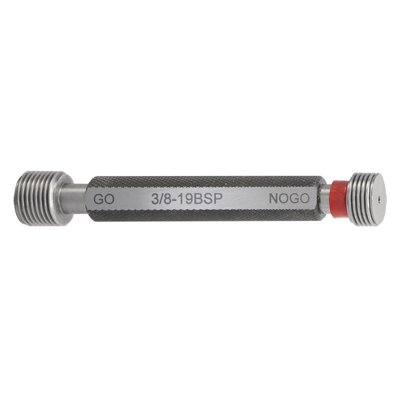 foto del prodotto fervi tampone filettato passo gas doppio passa non passa 1 4 19 tpi t0481 4