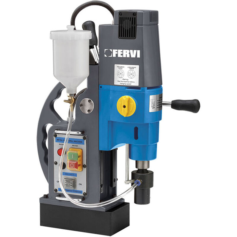 foto del prodotto fervi trapano magnetico 0518 50 con attacco weldon 1500 w