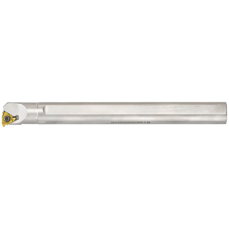 foto del prodotto fervi utensile per filettatura interna snr20 con fissaggio a vite ad inserto 16ir 20 mm