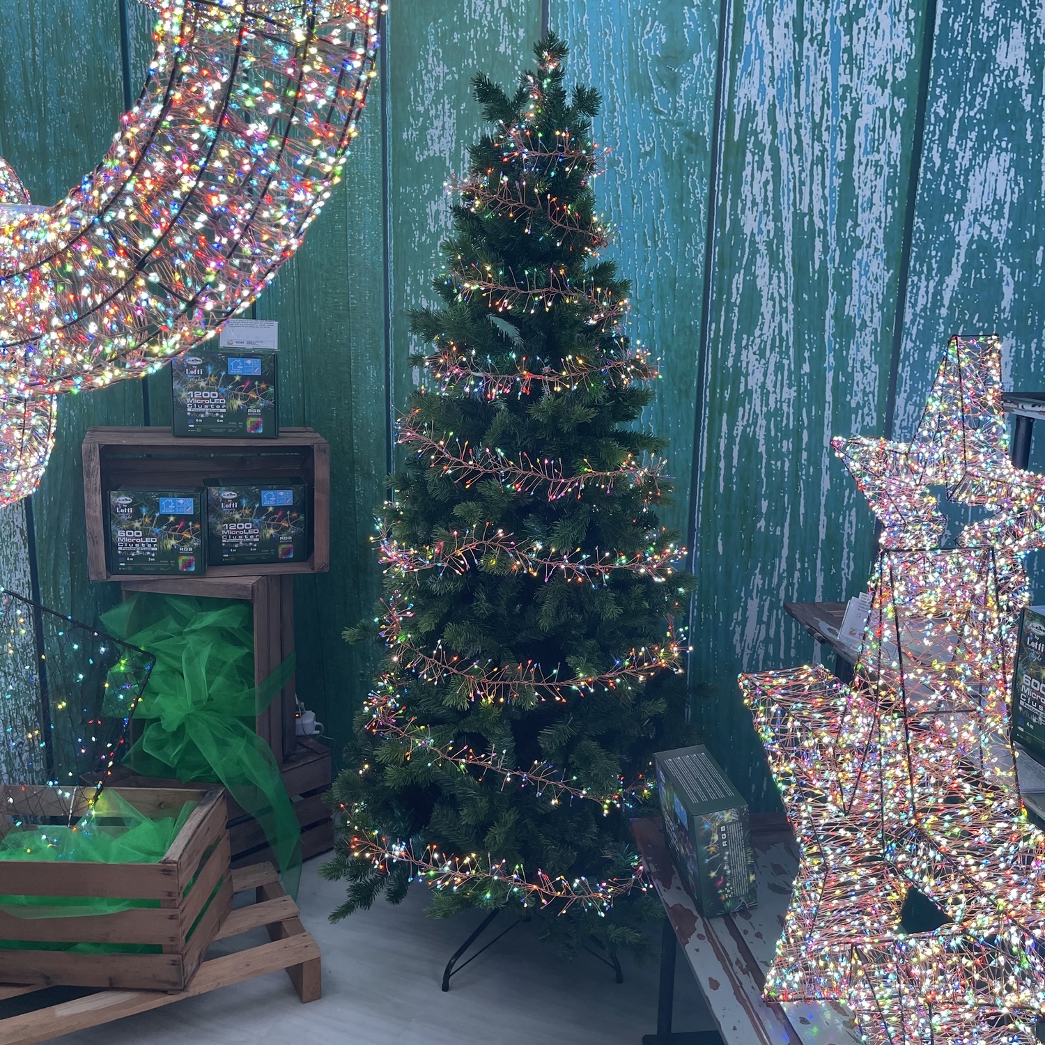 foto del prodotto festone cluster microled 900x8 cm rgb