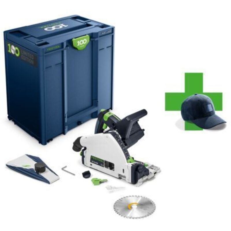 foto del prodotto festool 100 anni sega ad affondamento a batteria tsc 55 keb basic 100y limited edition