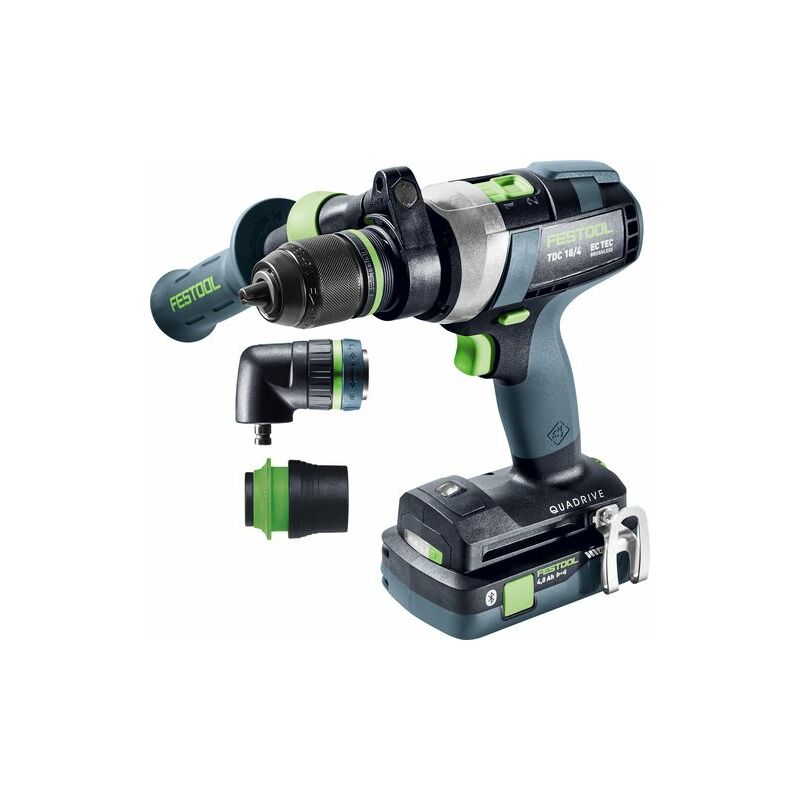 foto del prodotto festool 577243 trapano avvitatore a batteria tdc 18 4 5,2 4,0 i set quadrive