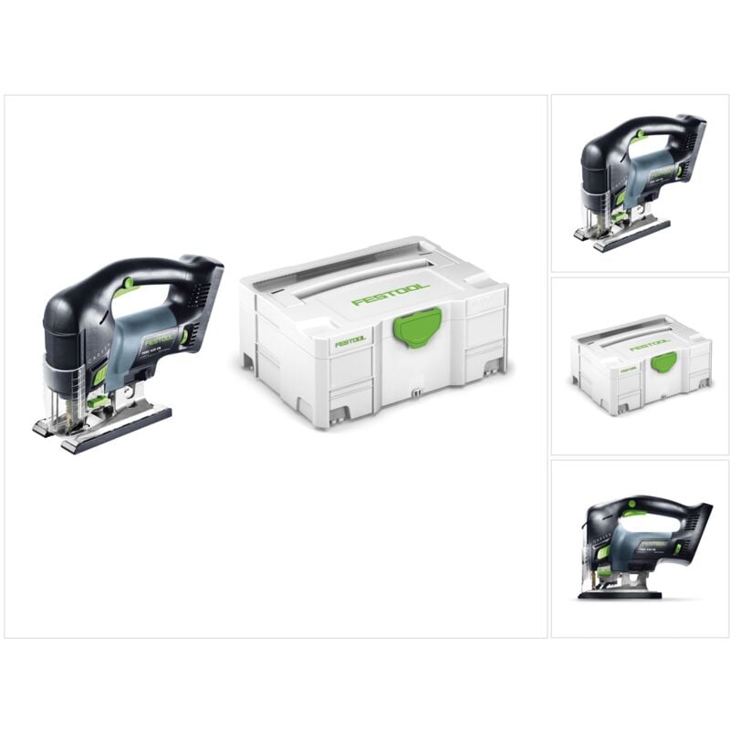 foto del prodotto festool carvex psbc 420 li eb basic seghetto alternativo a batteria 201379 18v 120mm brushless solo systainer senza batteria, senza