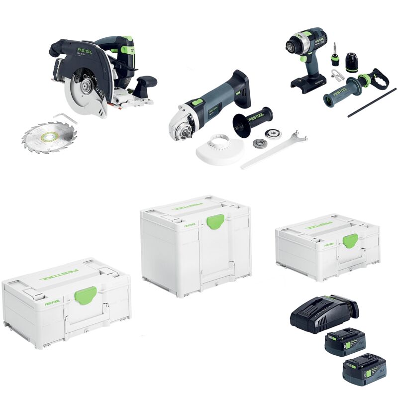 foto del prodotto festool combo hkc 55 tpc 18 agc 18 tb 18v 5ah