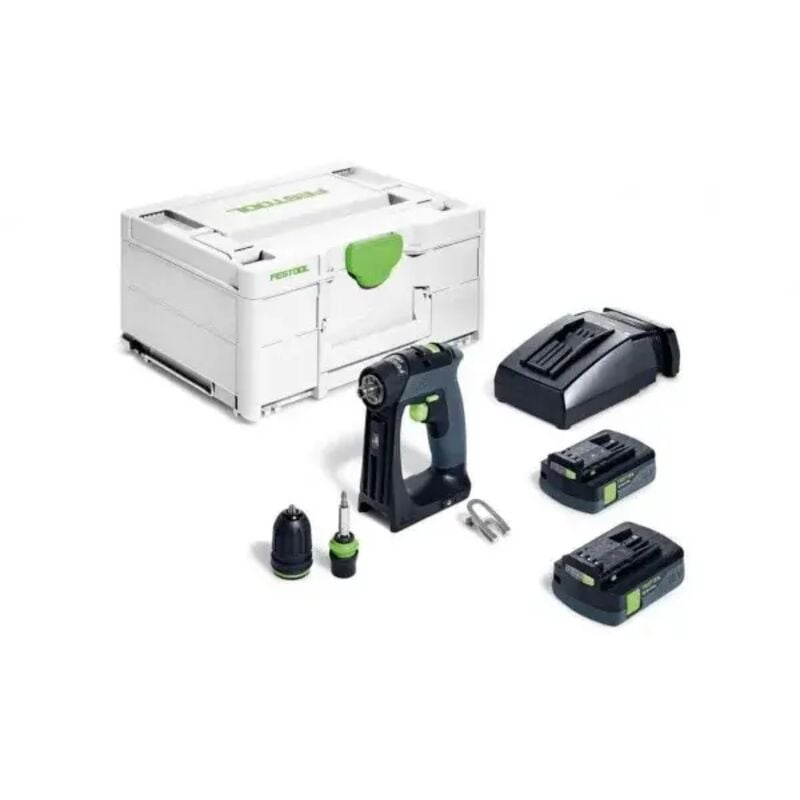 foto del prodotto festool cxs 18 c 3,0 plus trapano avvitatore brushless a batteria 18 v