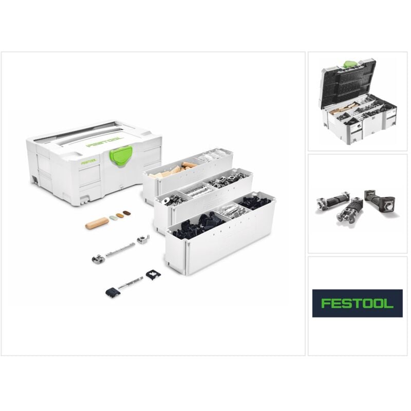 foto del prodotto festool domino assortimento di giunzioni sv sys d14 201353 per giunzioni angolari e diritte con fresatrice xl df 700