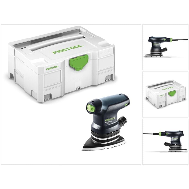 foto del prodotto festool dts 400 req plus levigatrice a delta 250w 2mm di corsa in systainer 574635 accessori
