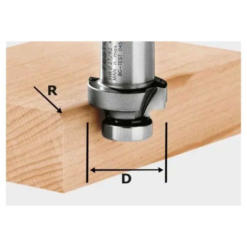 foto del prodotto festool fresa a raggio concavo hw r4 ofk 500 490094
