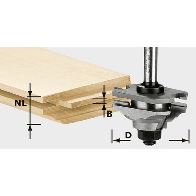 foto del prodotto festool fresa elastica a profilare hw s8 d46 x d12 fd 490643