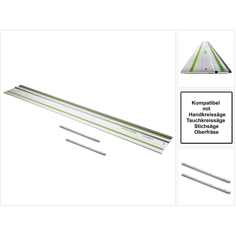 foto del prodotto festool fs 1080 2 guida 1080 mm 2x pezzi di collegamento fsv 491504 2x 482107 
