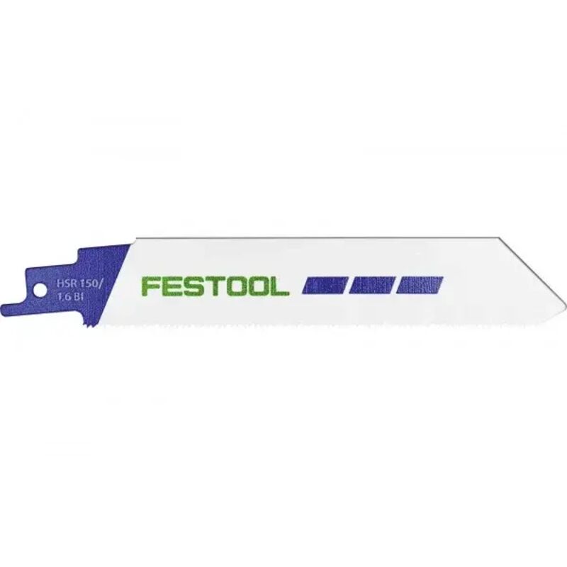 foto del prodotto festool hsr 150 1,6 bi 5 lama per sega a gattuccio 150 mm bimetallica 5 pz.