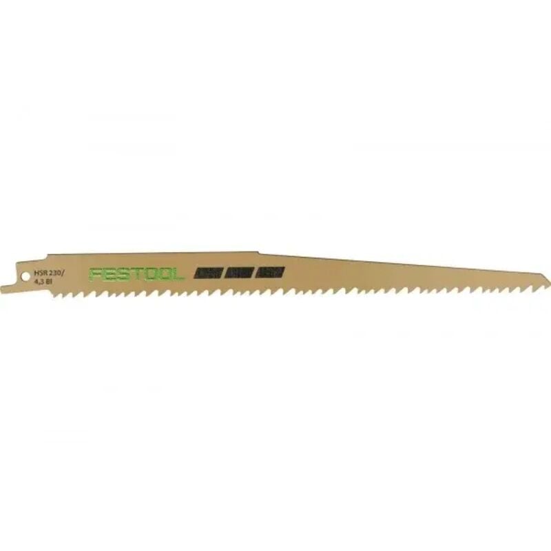 foto del prodotto festool hsr 230 4,3 bi 5 wood universal lama per sega a gattuccio 230 mm bimetallica 5 pz.