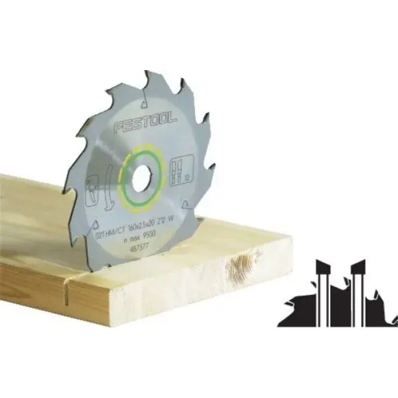 foto del prodotto festool hw 160x2,2x20 w18 lama standard per seghe portatili