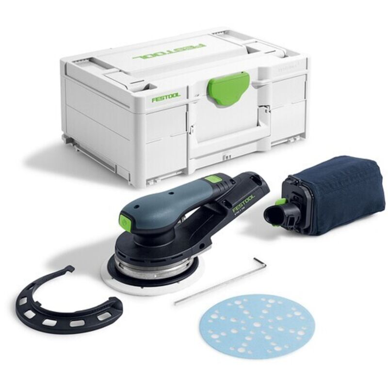 foto del prodotto festool levigatrice rotorbitale a batteria etsc 2 150 basic senza batteria e caricatore in systainer