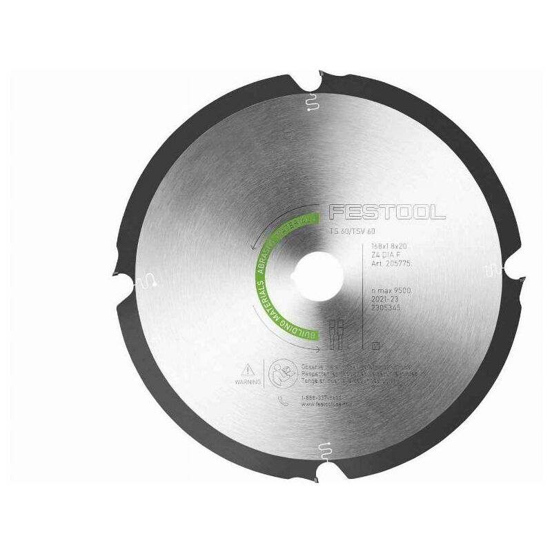 foto del prodotto festool materiali abrasivi dia 168x1.8x20 f4 lama circolare diamantata 205769