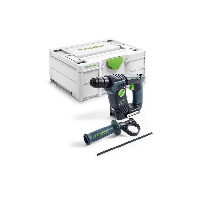 foto del prodotto festool perforatore a batteria sds plus 1.8j bhc 18 basic in systainer 577600 senza batteria n caricabatterie 