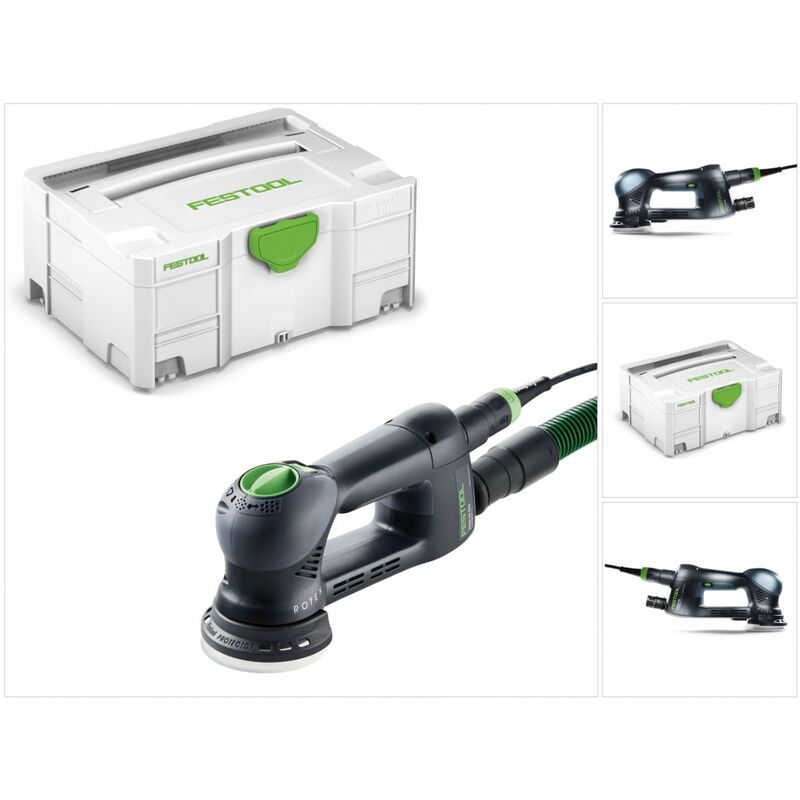 foto del prodotto festool ro 90 dx feq plus rotex levigatrice orbitale rotativa 400w 571819 in valigetta systainer