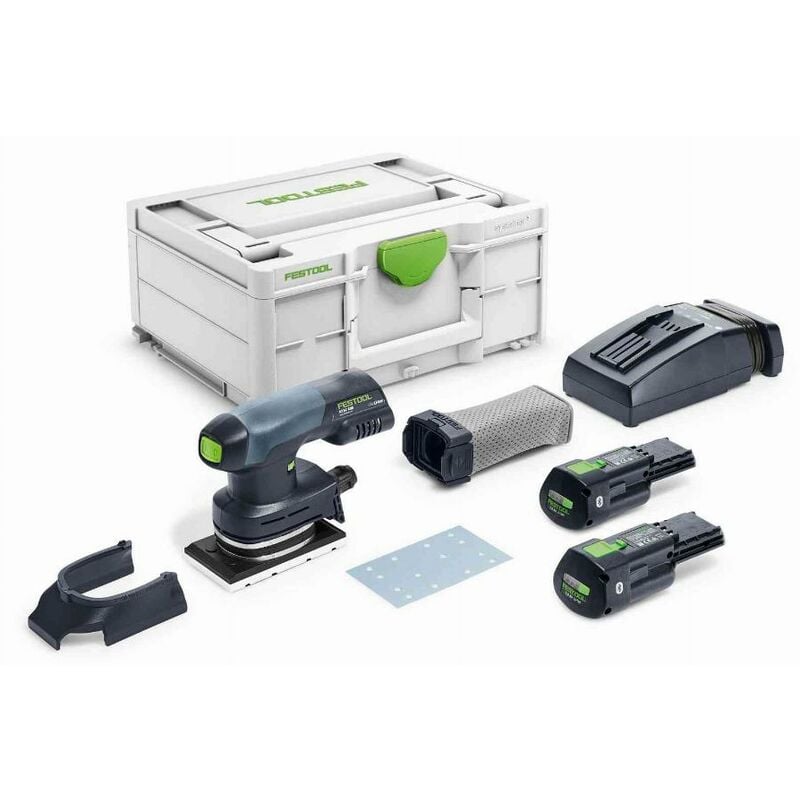 foto del prodotto festool rtsc 400 3.0 i plus levigatrice vibrante ibrida 2 batterie da 3,0 ah 576353