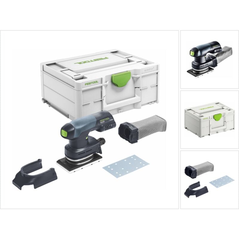 foto del prodotto festool rtsc 400 basic 18 v levigatrice vibrante ibrida 80 x 130 mm brushless cassetta systainer senza batteria, senza caricabatterie
