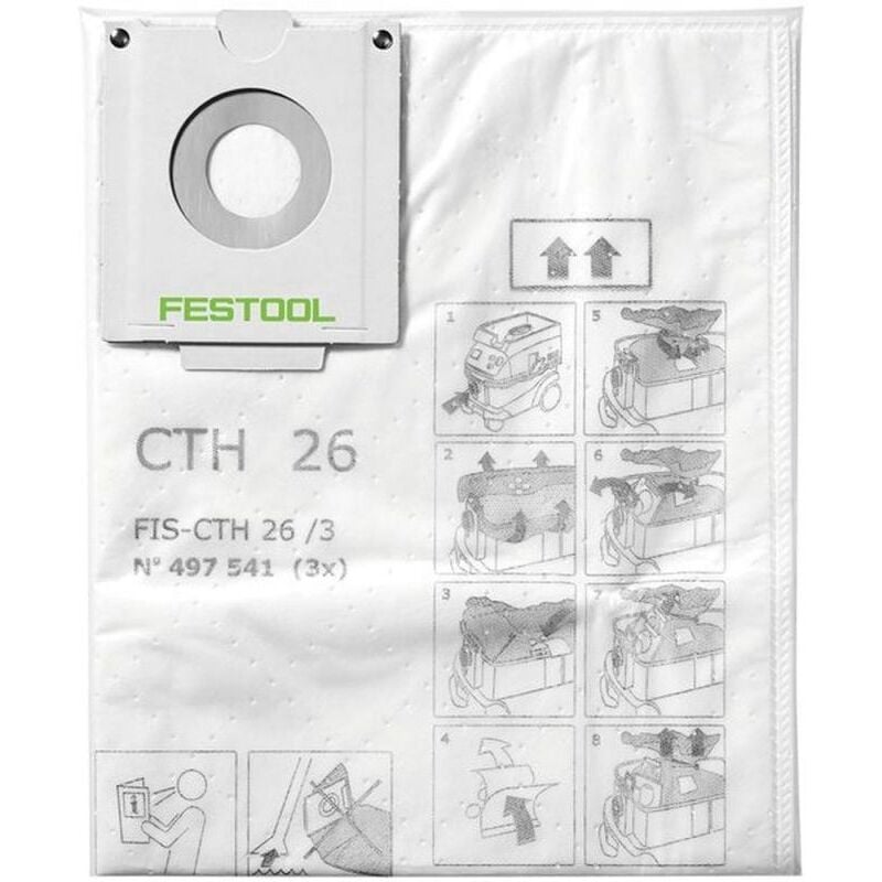 foto del prodotto festool sacchetto filtro di sicurezza fis cth 26 3 497541