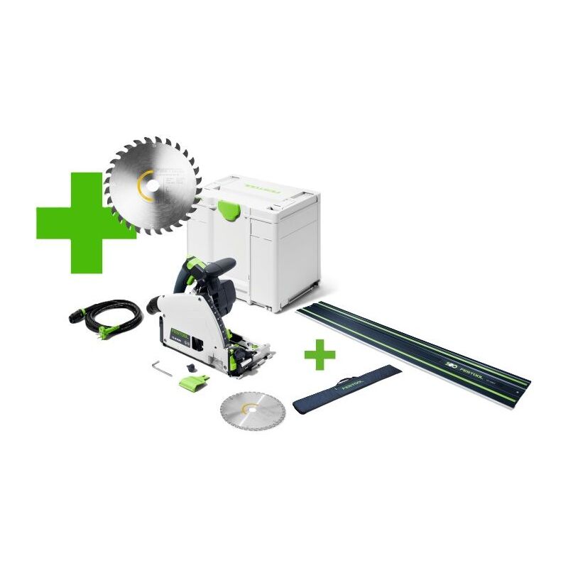 foto del prodotto festool sega a tuffo ts 60 k plus master edition fs 1400 2 bl fs bag 1400 577847a