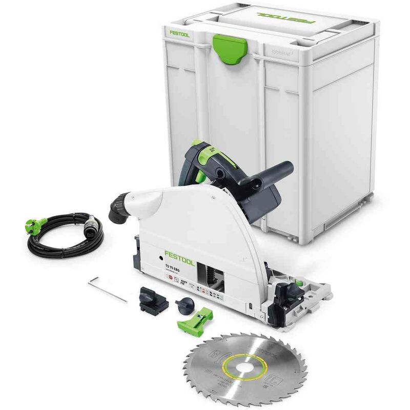 foto del prodotto festool sega circolare ts 75 ebq plus 1600w 210 mm con lama universale hw wood 576110