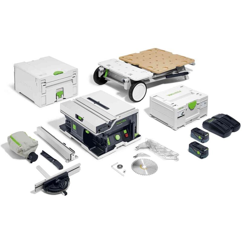 foto del prodotto festool sega da banco a batteria csc sys 50 ebi set 577379
