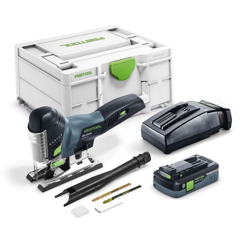 foto del prodotto festool seghetto alternativo a batteria carvex psc 420 hpc 4.0 ebi plus 576525
