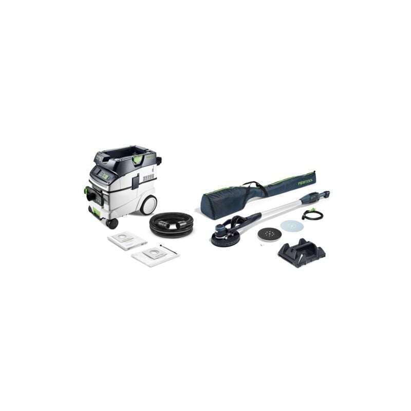 foto del prodotto festool set con levigatrice a stelo e aspiratore planex lhs e 225 ctl 36 set
