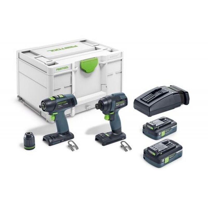 foto del prodotto festool set di avvitatori e punte tid 18 hpc 4,0 i set t18 577244