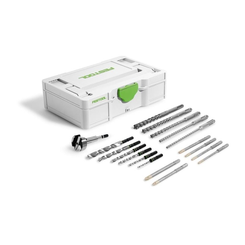 foto del prodotto festool set di punte e punte per trapano sys3 s 76 bb, 18 pezzi in systainer s 76