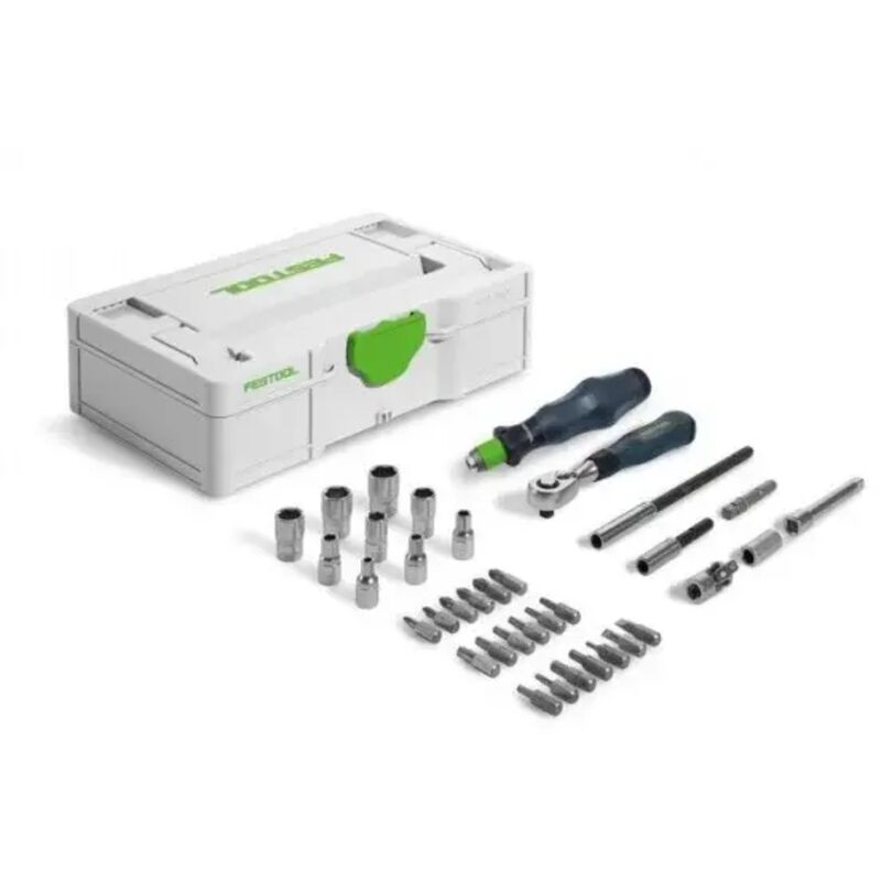 foto del prodotto festool set di utensili a cricchetto sys3 s 76 1 4 ce ra