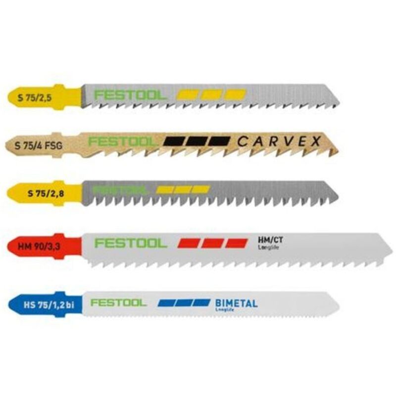 foto del prodotto festool set lame seghetto sts sort 21 w p m