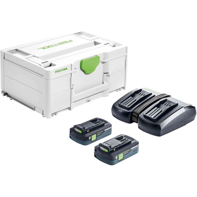 foto del prodotto festool sys 18v 2x4.0 tcl 6 duo energy set 577109