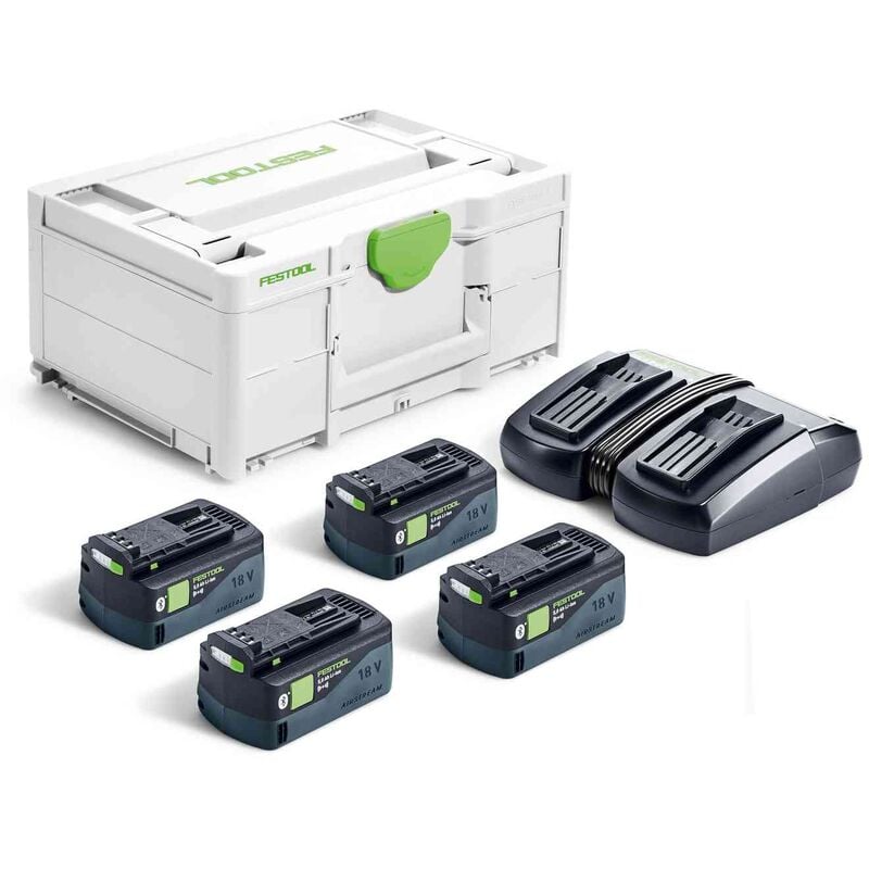 foto del prodotto festool sys 18v 4x5.0 tcl 6 duo energy set 577709