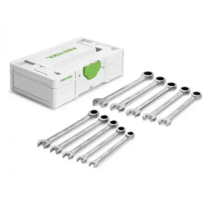 foto del prodotto festool sys3 s 76 rrs set valigetta con set di chiavi a cricchetto 10 pz.