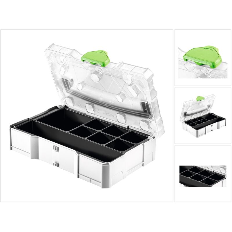 foto del prodotto festool t loc sys mini 1 tl tra uni mini systainer box 265 x 171 x 71 mm 203821 
