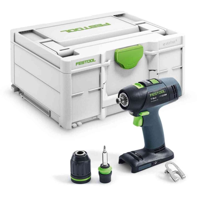 foto del prodotto festool trapano avvitatore a batteria t 18 3 basic 576448