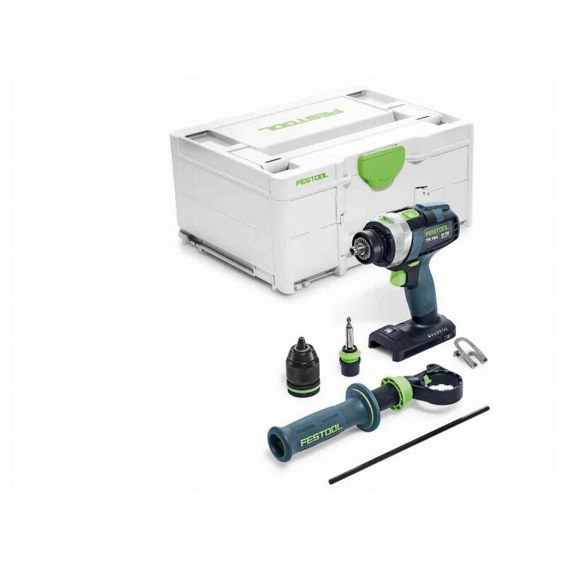 foto del prodotto festool trapano avvitatore a percussione senza fili tpc 18 4 i basic quadrive 575604