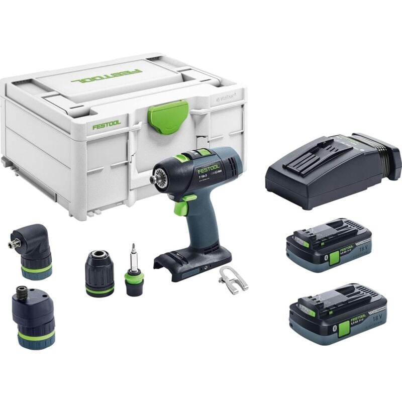 foto del prodotto festool trapano avvitatore senza fili t 18 3 hpc 4.0 i set 576989