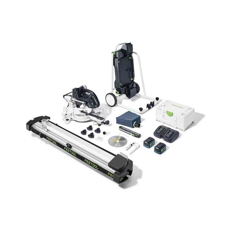 foto del prodotto festool troncatrice radiale a batteria kapex ksc 60 eb 5.0 i ug set 2 batterie 5,0 ah 577958