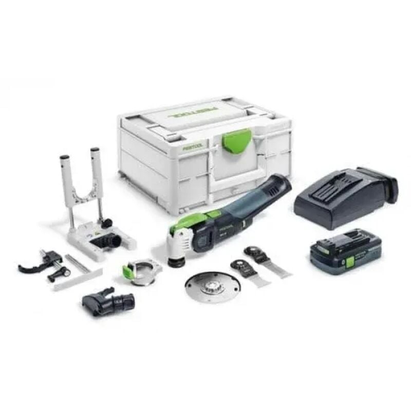 foto del prodotto festool utensile multifunzione a batteria osc 18 hpc 4,0 ei set vecturo 576593