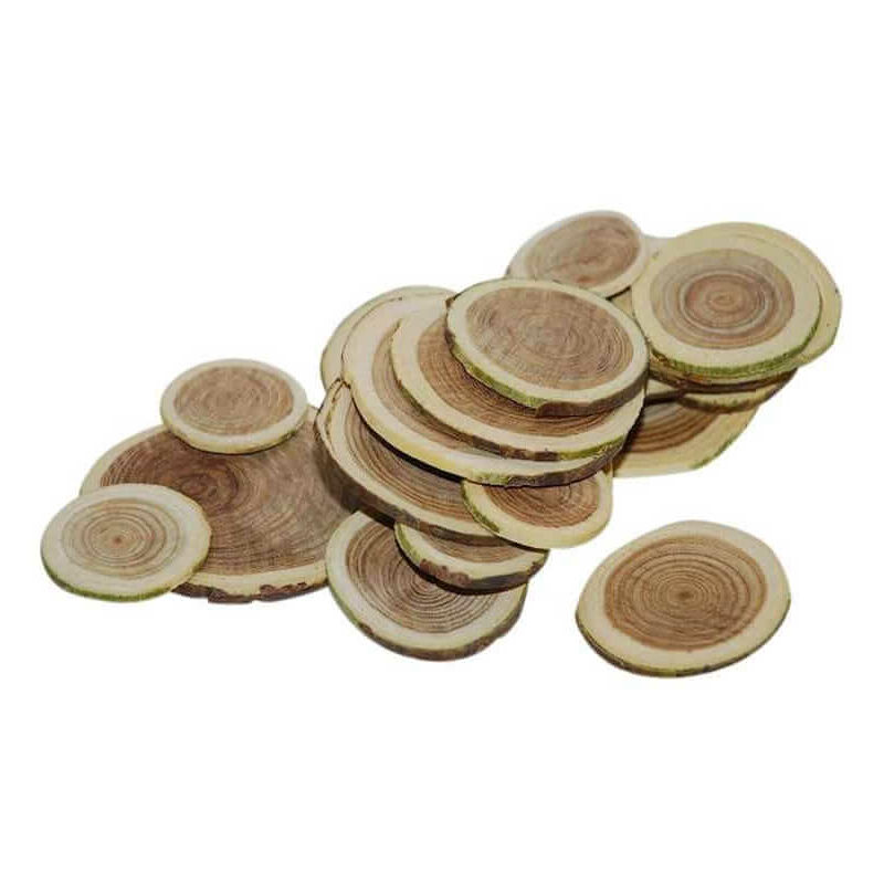 foto del prodotto fette decorative di betulla