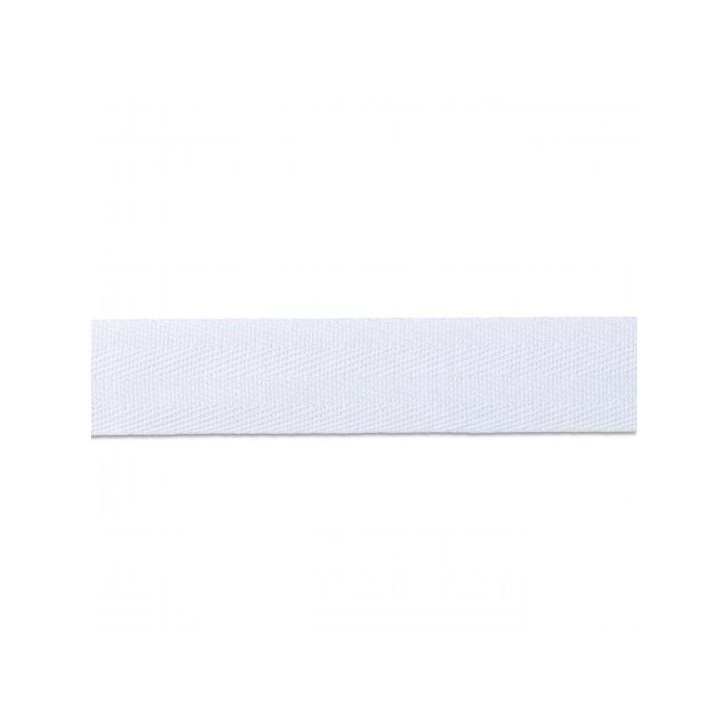 foto del prodotto fettuccia di cotone resistente 20mm x 3mt colore bianco prym