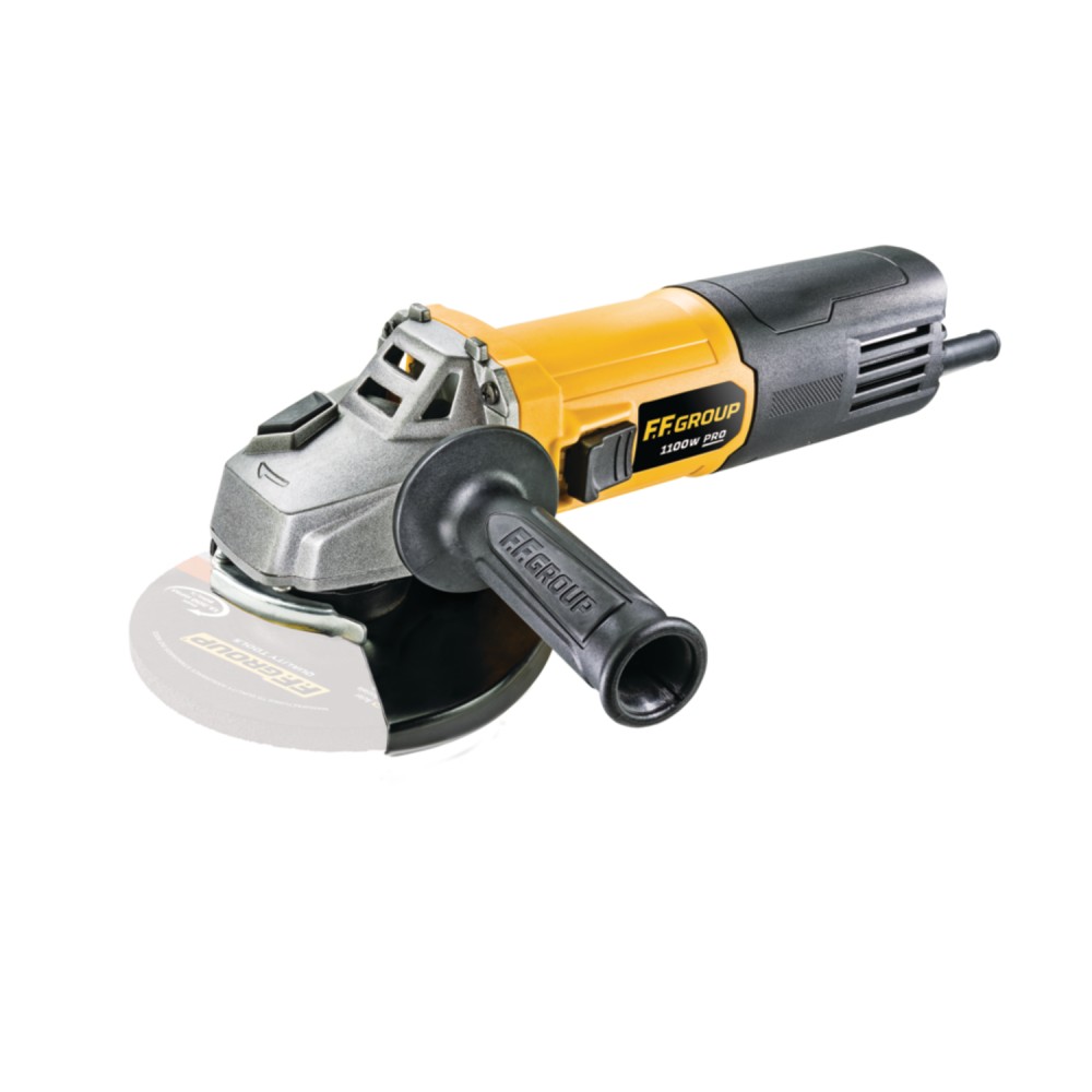 foto del prodotto ff group ag125 1100e pro smerigliatrice angolare velocit variabile da 1100w uso professionale