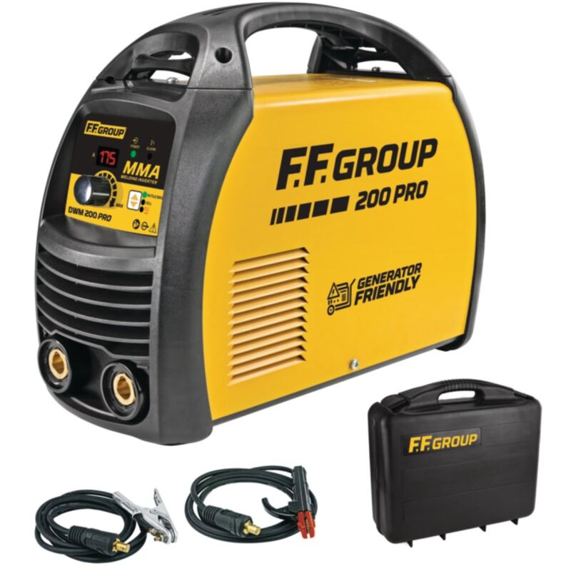 foto del prodotto ff-group dwm 200 pro saldatrice inverter 200a uso professionale