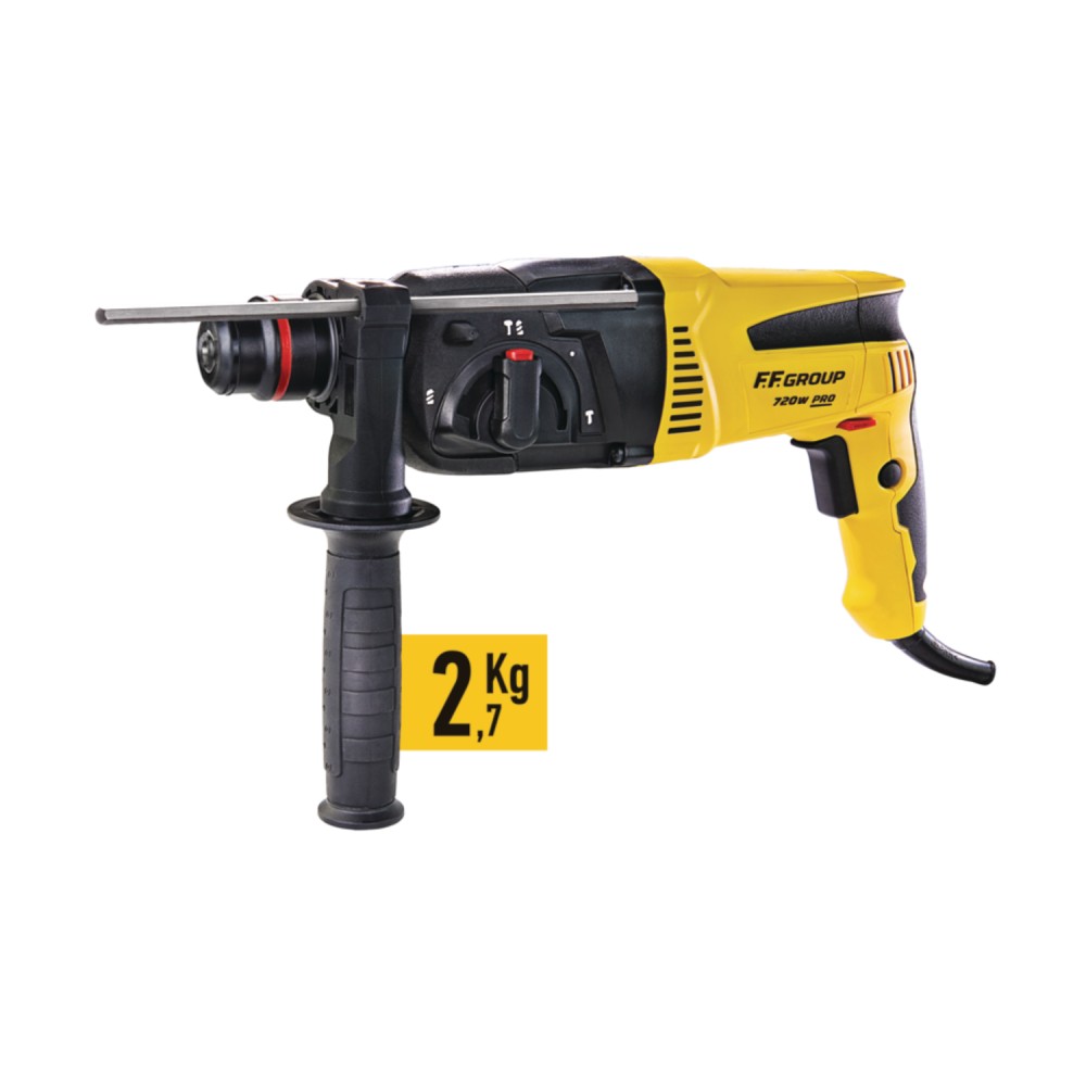 foto del prodotto ff group rh 24 720 pro martello perforatore combinato 720w uso professionale