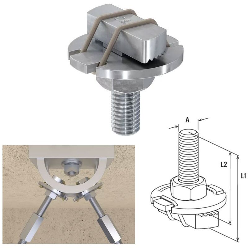 foto del prodotto fhs clix s 10x30 vite con testa a rombo per un fissaggio rapido e semplice nei profilati fus 00020917