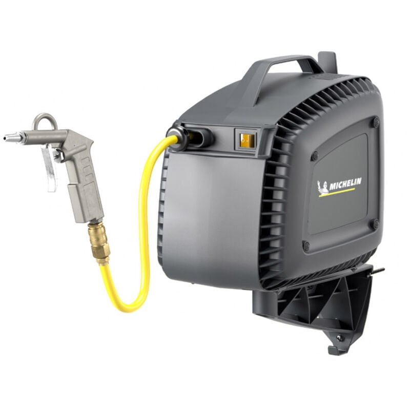 foto del prodotto fiac compressore d aria portatile da parete michelin mbl go compact avvolgitubo integrato