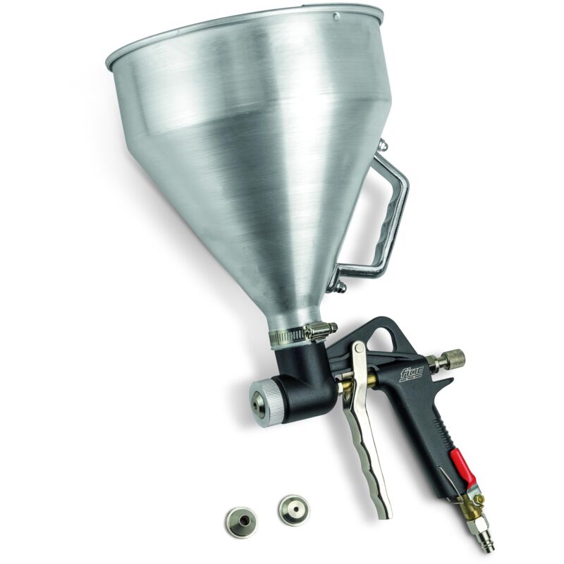 foto del prodotto fiac pistola a spruzzo per intonaco 1404 con imbuto per intonaco da 4500ml, ugelli da 4, 6 e 8 mm, pressione max 8 bar
